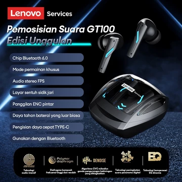 Lenovo Thinkplus GM2 Pro Tws Headset Bluetooth Gaming Super Bass Wireless Earphone Bluetooth