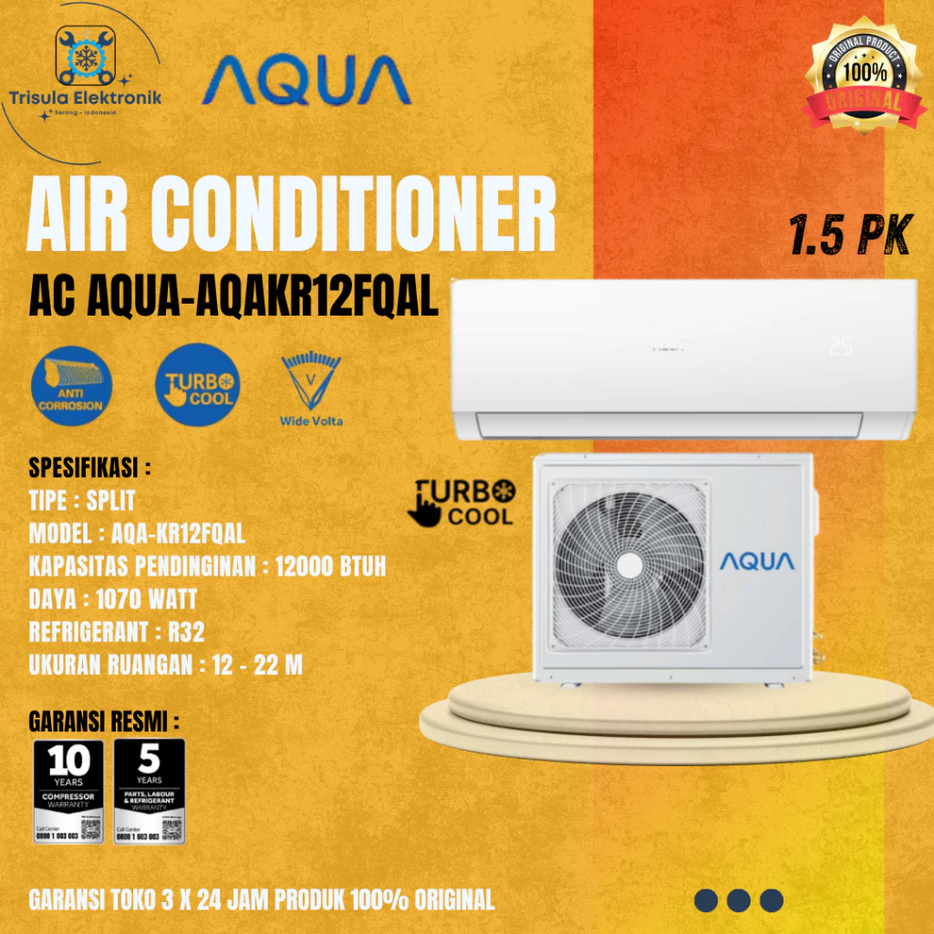 Air Conditioner AQUA AQA KR5FQDL 0.5PK