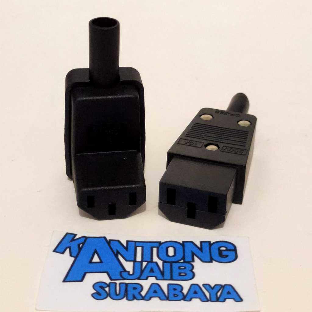 Jual Soket Power Komputer Model L Soket AC Female Komputer Colokan ...