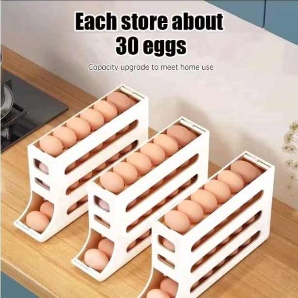 Jual RAK TELUR TINGKAT Egg Tray Tempat Pengimpanan Telur Minimalis Rak ...
