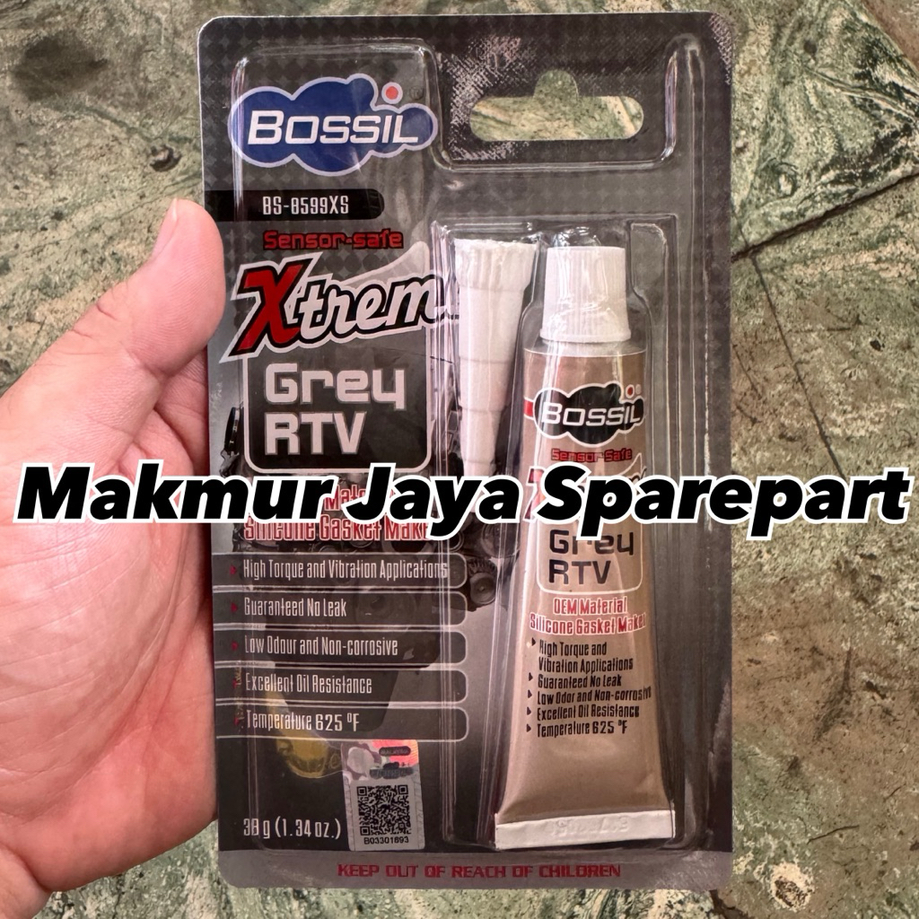 Jual LEM BOSSIL KECIL UKURAN 38 GRAM / 38gr BS-8599XS XTREME GREY RTV ...