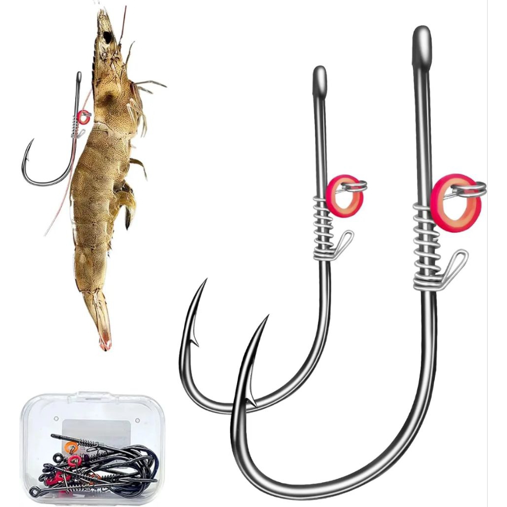 Jual Shrimp hook mata kail gendong udang hidup | Shopee Indonesia