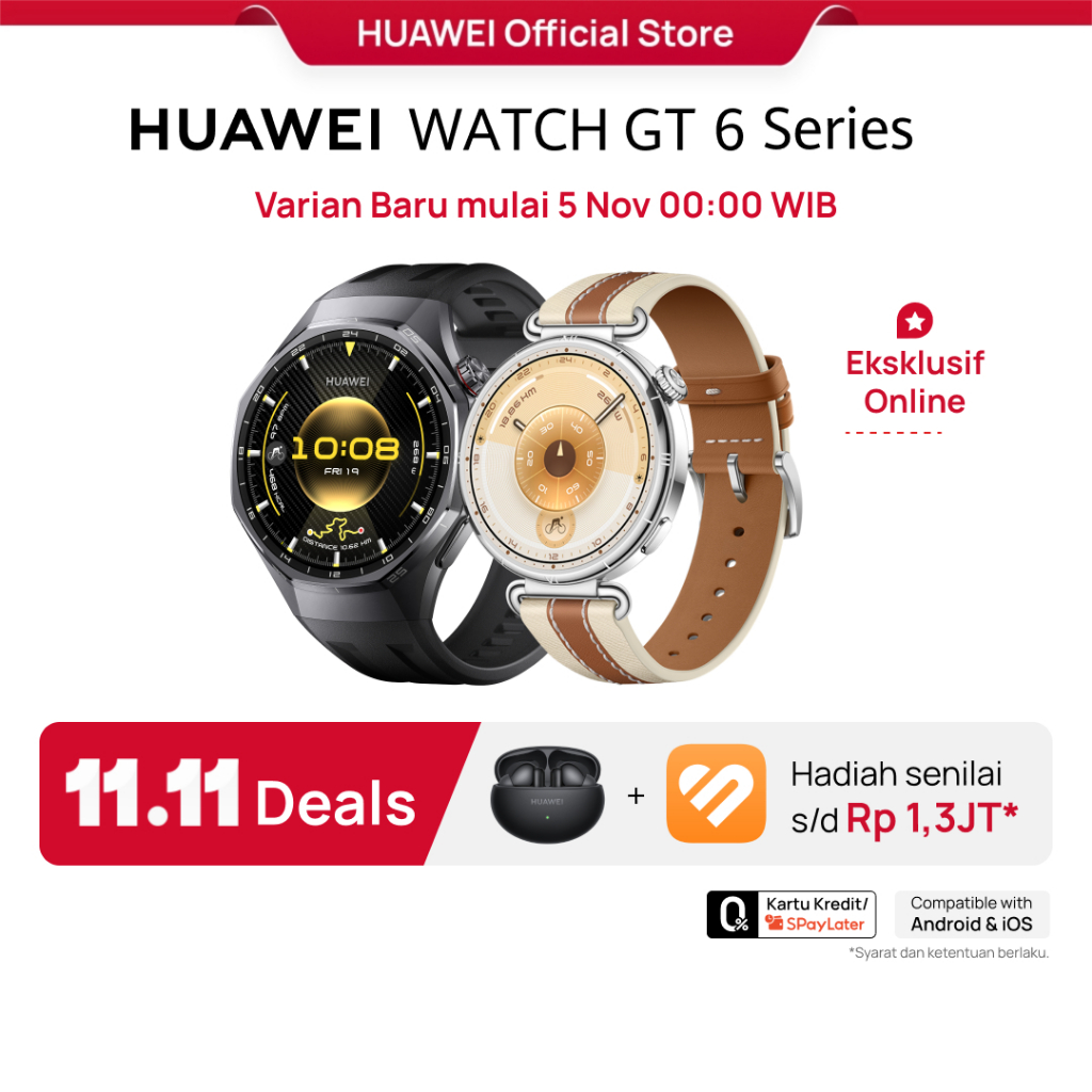 Jual [LAST CALL] HUAWEI WATCH GT Series Smartwatch l Golf