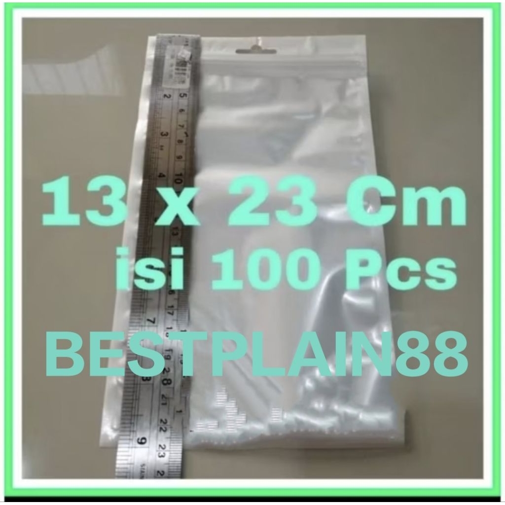 Jual Plastik Ziplock 13x23cm / Plastik Zipper Susu 13x23 cm / Plastik ...