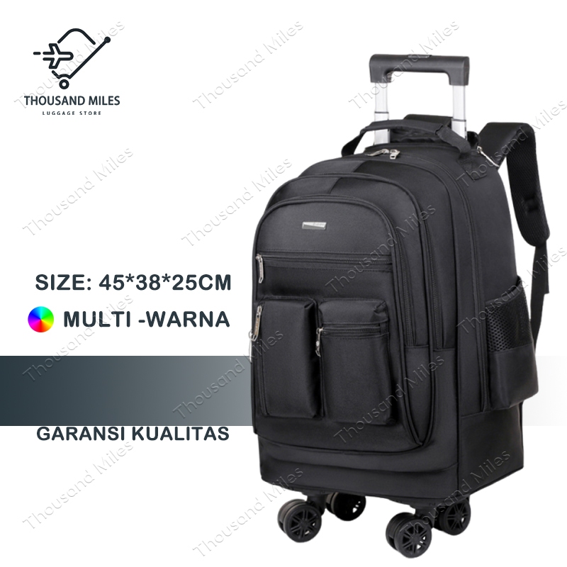 Jual Thousand Miles Ransel Trolley 4 Roda - Tas Travel Kapasitas Besar ...