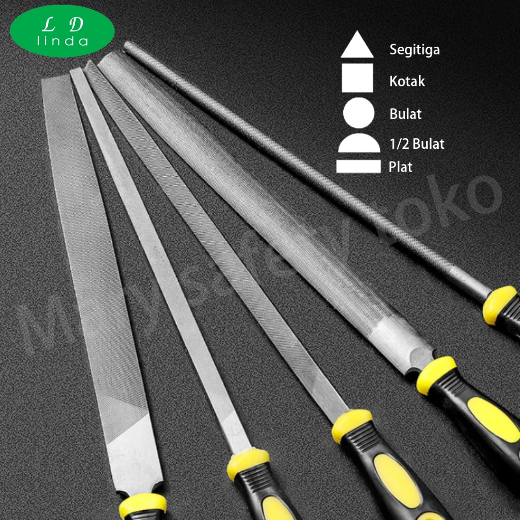 Jual Alat Kikir Pegangan Plastik Multifungsi / Metal Steel File Kikir ...