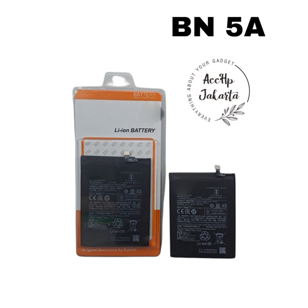 Baterai Batre Redmi 10 4G Redmi Note 10 5G Pocophone M3 Pro 5G BN 5A  BN5A Battery Batre