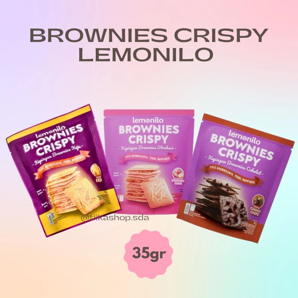 Jual BROWNIES CRISPY LEMONILO | Shopee Indonesia