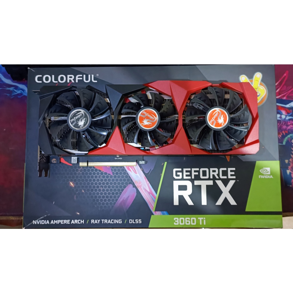 Jual Colorful GeForce RTX 3060 Ti 8GB LHR Bekas Triple Fan Fullset ...