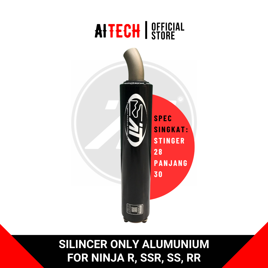 Jual Silincer Aitech Alumunium for Ninja R, SS, SSR, RR | Shopee Indonesia