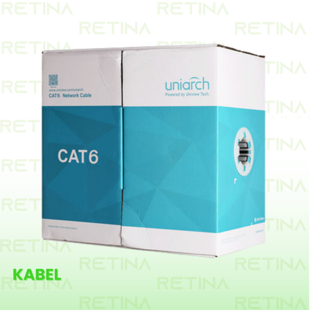 Jual Kabel Lan UTP IP UNIARCH Cat6 Cable Ethernet Cab-6-CCA 50-100M ...