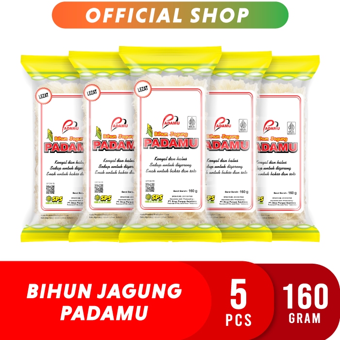 Jual Padamu Bihun Jagung 160 Gr - 5 Pcs | Shopee Indonesia