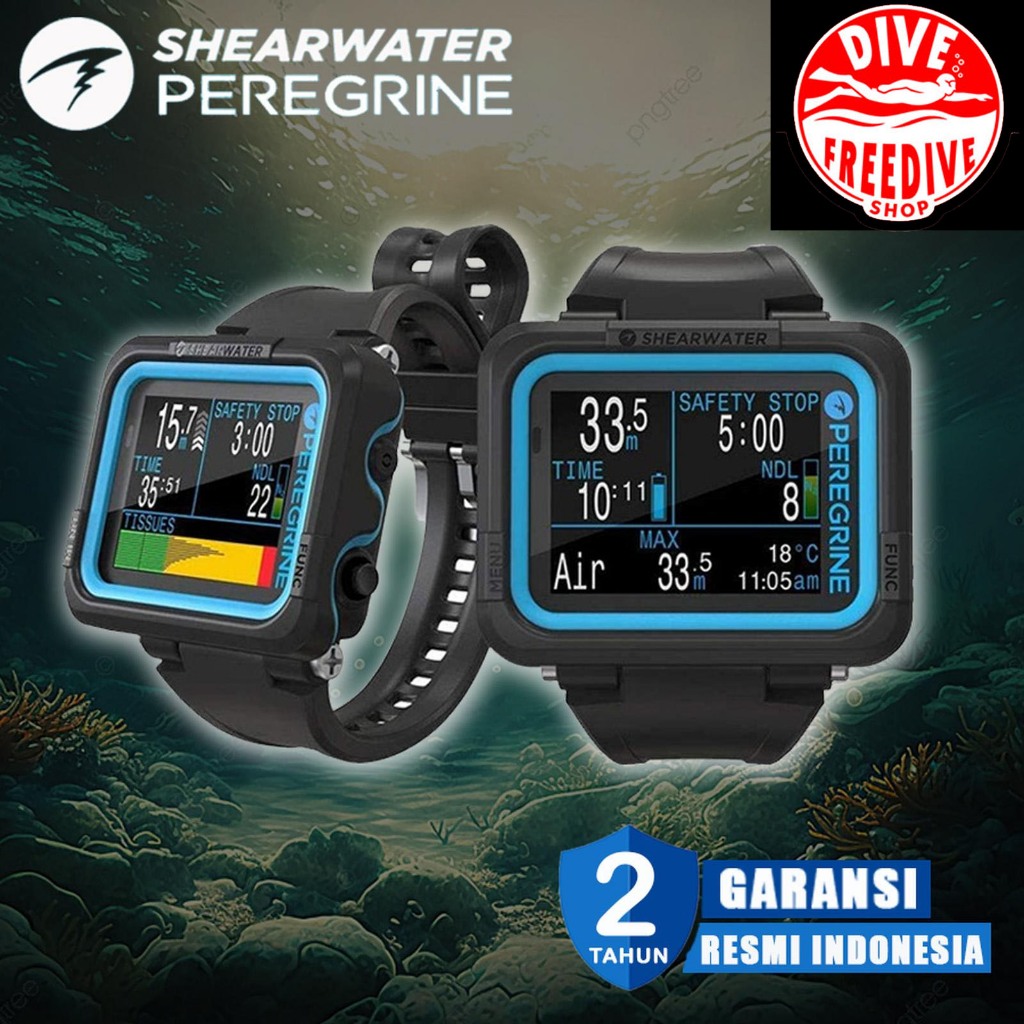 Jual Dive Comp Computer Shearwater Peregrine Black Jam Tangan Selam ...