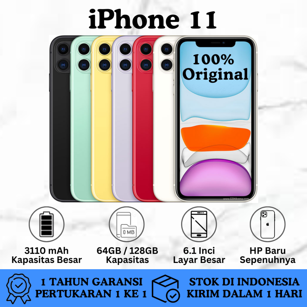 Jual iP 11 / iP 12 – 64GB / 128GB – Baru 100% Original Apple | 1 Tahun ...