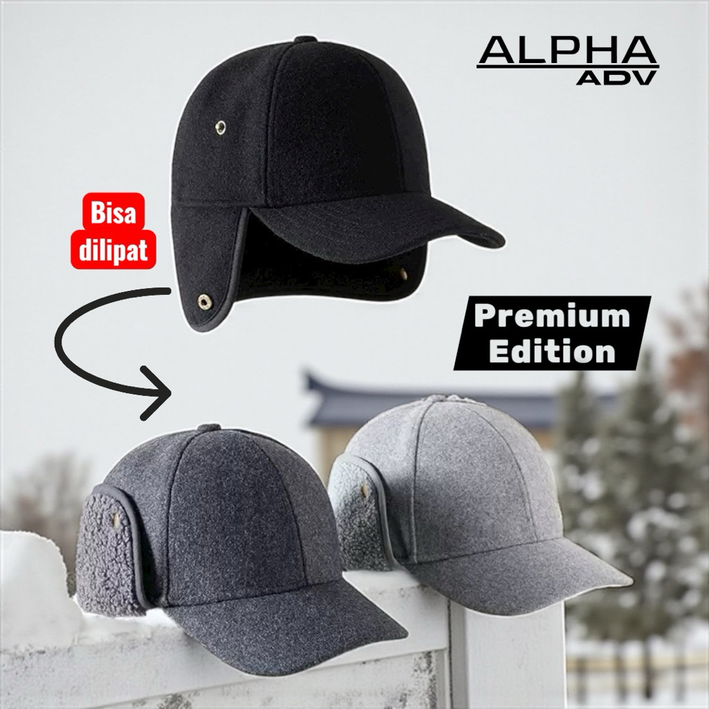 Jual ALPHA ADV Topi Winter Topi Musim Dingin Topi Earmuff Topi Ushanka ...