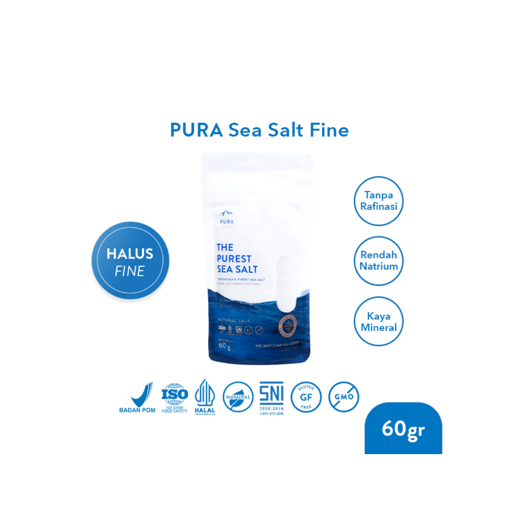 Jual PURA THE PUREST SEA SALT 60G TERBARU | Shopee Indonesia