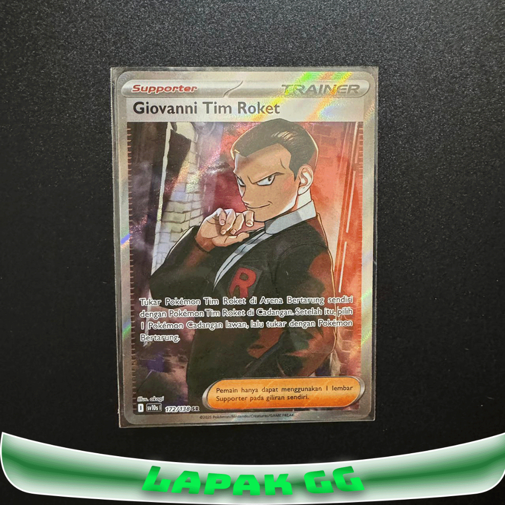 Jual Giovanni Tim Roket SR sv10s 172/138 (Pokemon TCG Indonesia ...