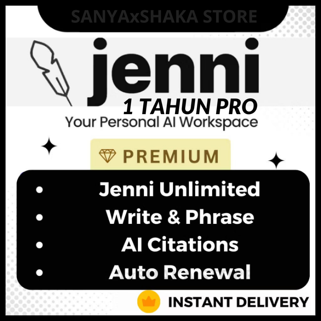 Jenni Ai Premium Software 1 Tahun Asisten Skripsi Riset || Jenni Ai Premium Asisten Penulisan Skripsi Riset