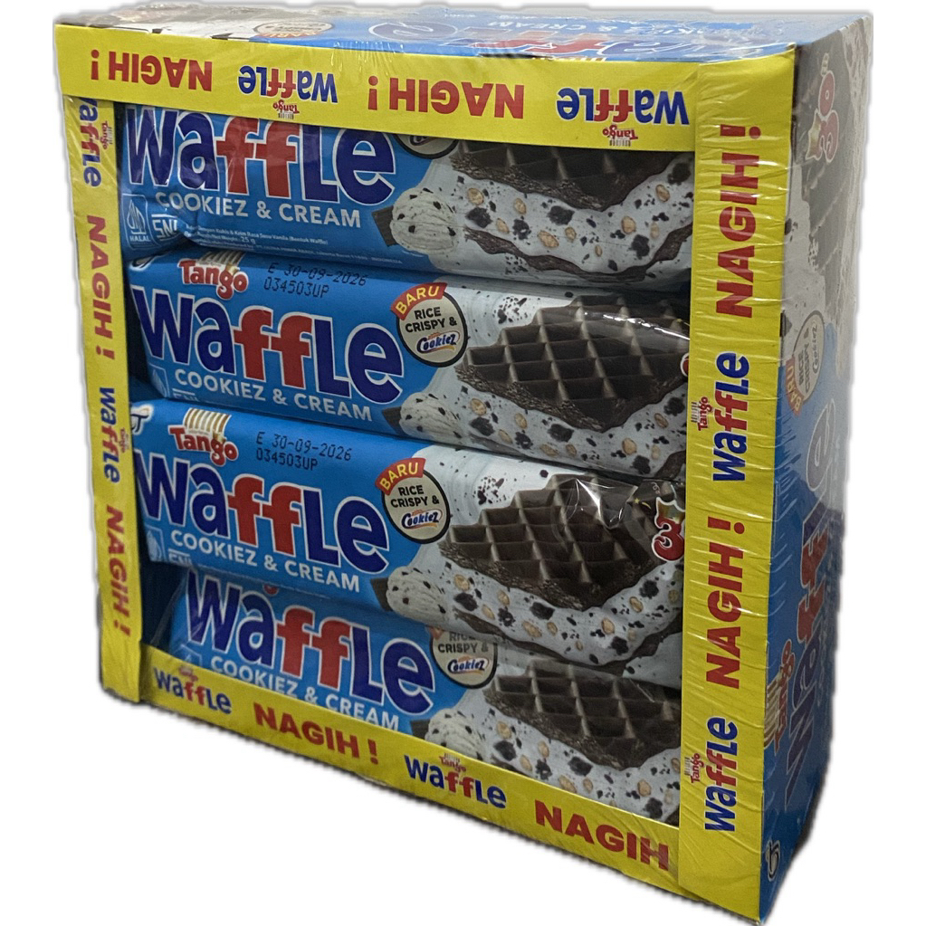 Jual Tango Waffle Rasa Cookiez & Cream 1 Box Isi 12 Pcs – Snack Renyah ...