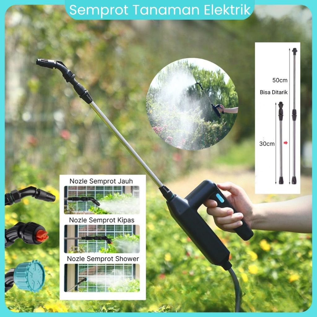 Jual Semprot Tanaman Elektrik Portabel Mini 2000 mAh Pupuk Pestisida ...