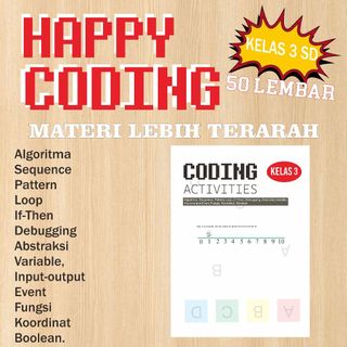 Jual WORKSHEET CODING ANAK KELAS 3 SD ISI 50 LEMBAR | Shopee Indonesia