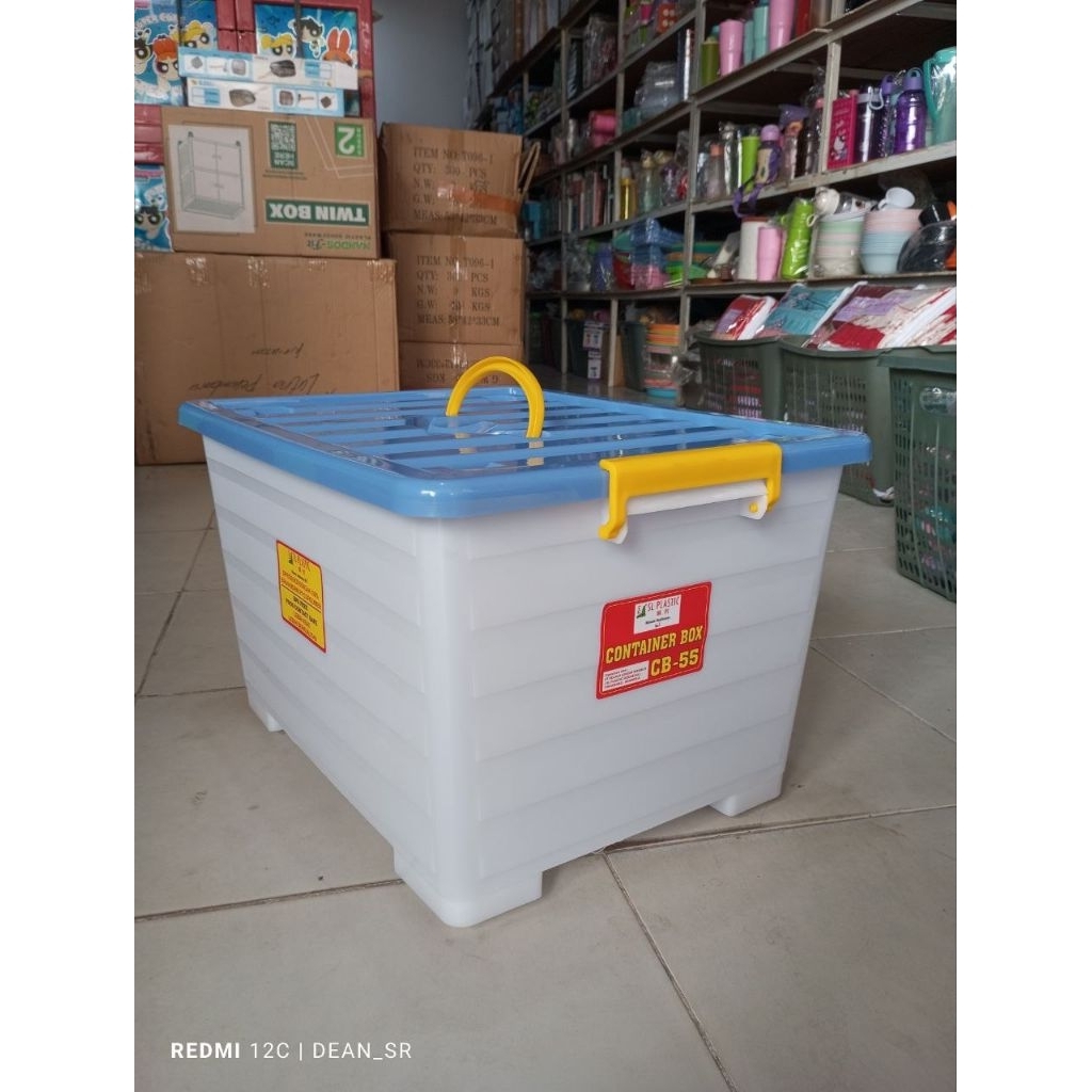 Jual INSTANT - Container BOX SL Plastik Pakai Roda 156 liter / Box ...