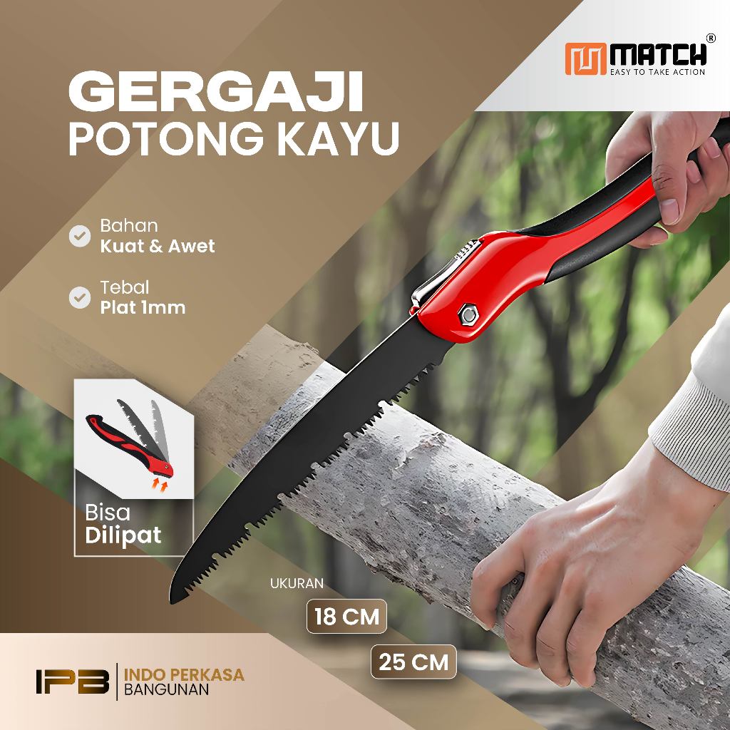 Jual Gergaji Lipat Kayu Tajam Dahan Ranting Pohon Alat Potong Serbaguna ...