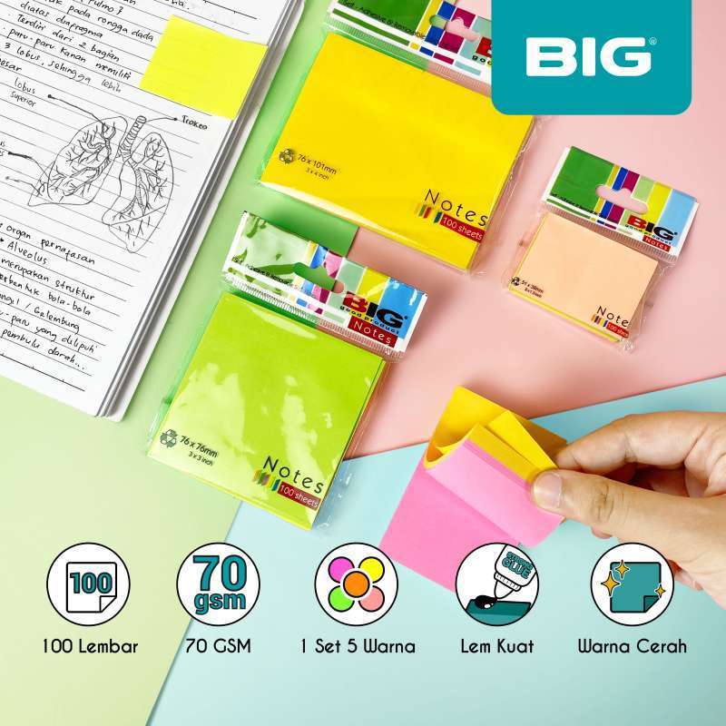 Jual Sticky Note BIG 51x38 Warna | Shopee Indonesia