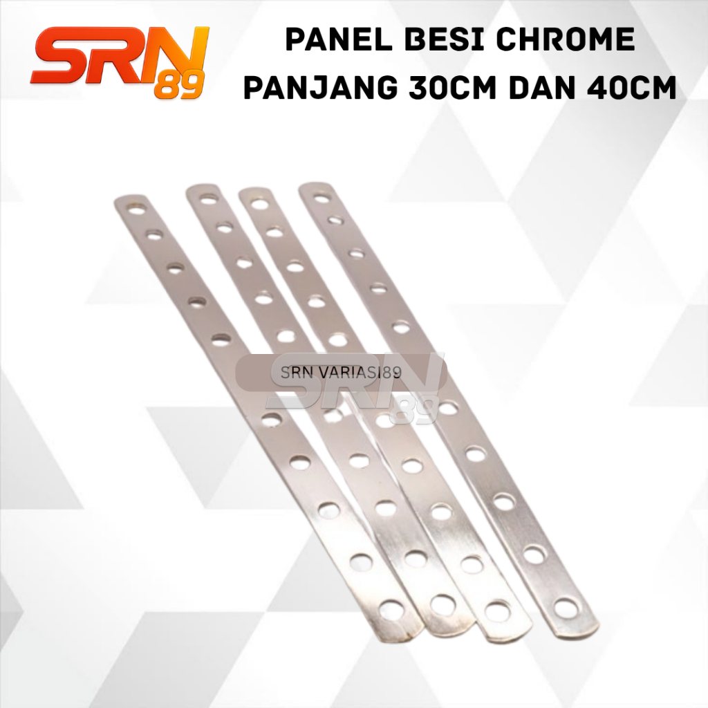 Jual Panel besi crome panjang 30cm dan 40cm tebal 2,5mm | Shopee Indonesia