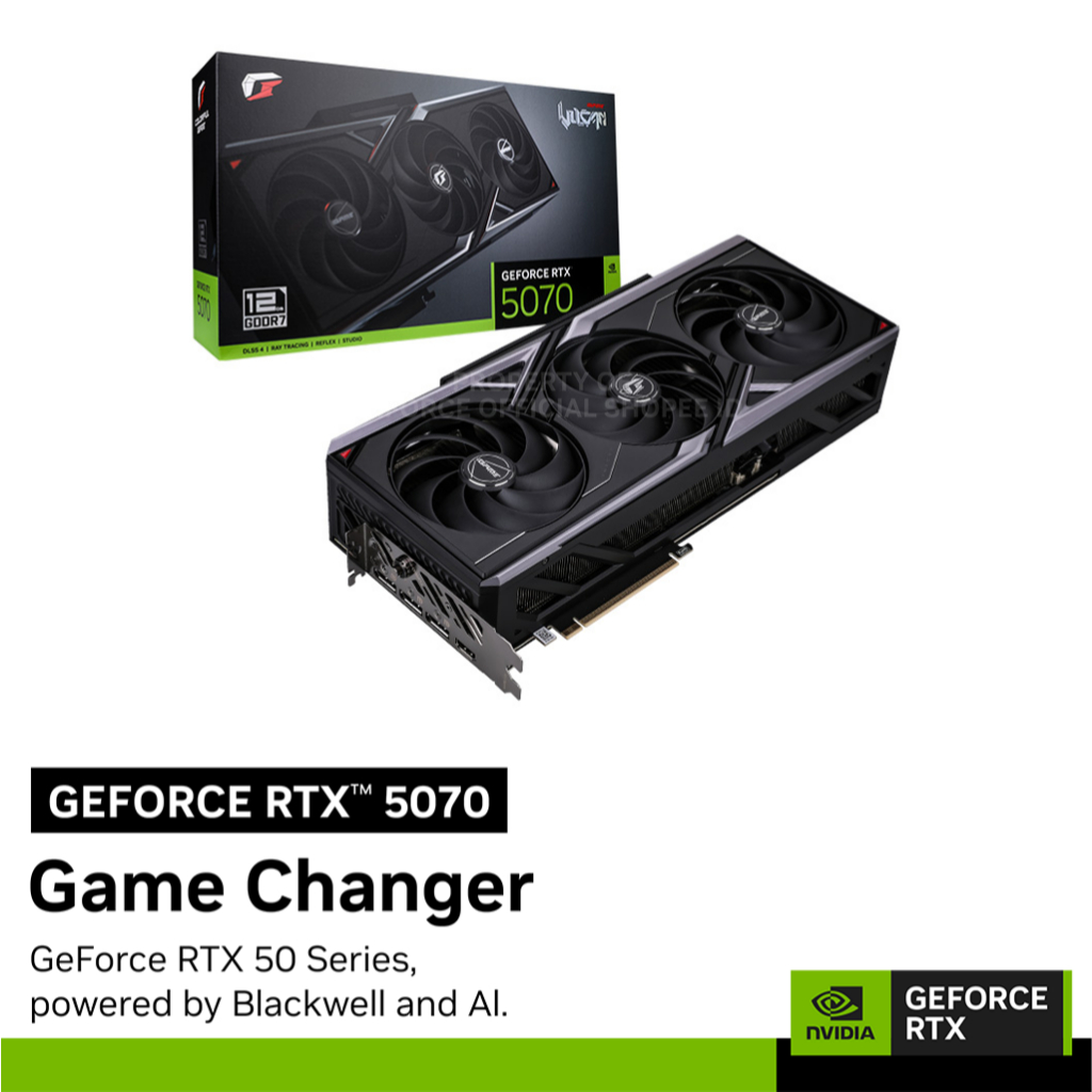 Jual COLORFUL iGame GeForce RTX 5070 VULCAN OC | 12GB GDDR7 | Shopee ...