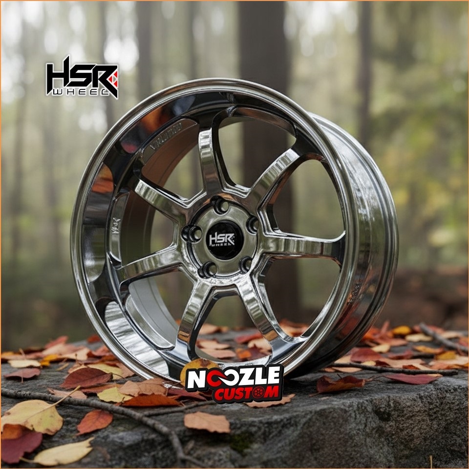 Jual VELG HSR LEBAR 9 YALIMO R18 BLACK CHROME COCOK UNTUK INNOVA CIVIC ...