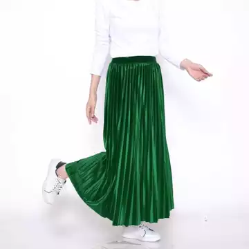Rok Plisket Bludru Premium Velvet Bludru Import