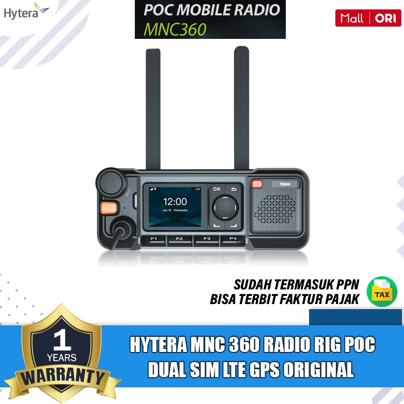 Jual HYTERA MNC 360 POC LTE GPS Radio Rig POC Hytera Mnc 360 Simcard ...