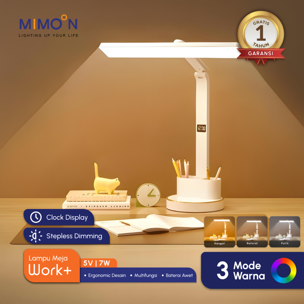 Jual MIMOON Lampu Belajar Anak Lampu Belajar Portable Charger Led Anti ...