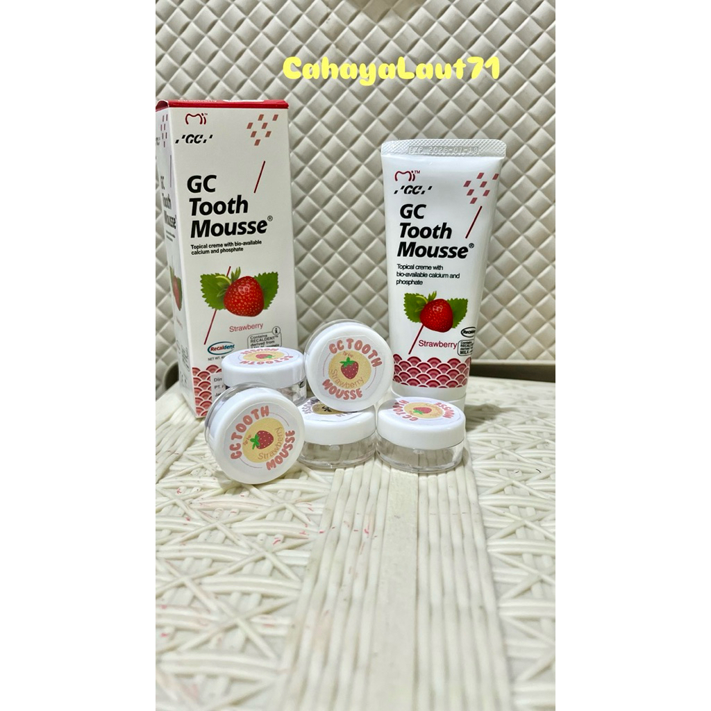Jual GC Tooth Mouse STRAWBERRY (Share In Jar 5gr) | Shopee Indonesia