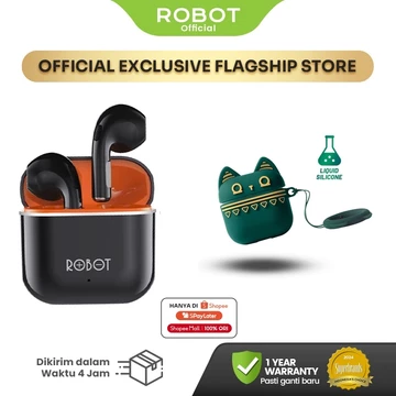 Robot TWS Wireless Earphone Airbuds New T50S BT 6.0 True Wireless Headset Bluetooth Earbuds