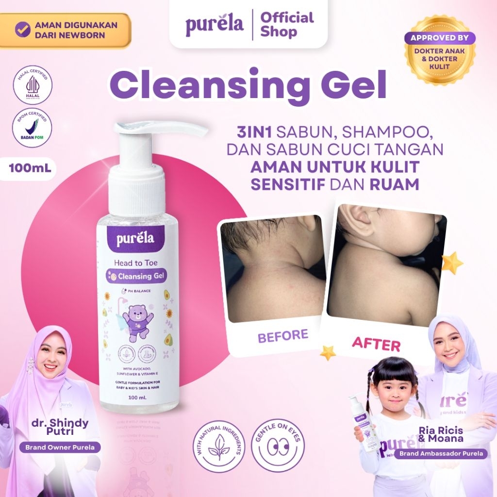 Jual Purela Cleansing Gel 100ml | Shopee Indonesia