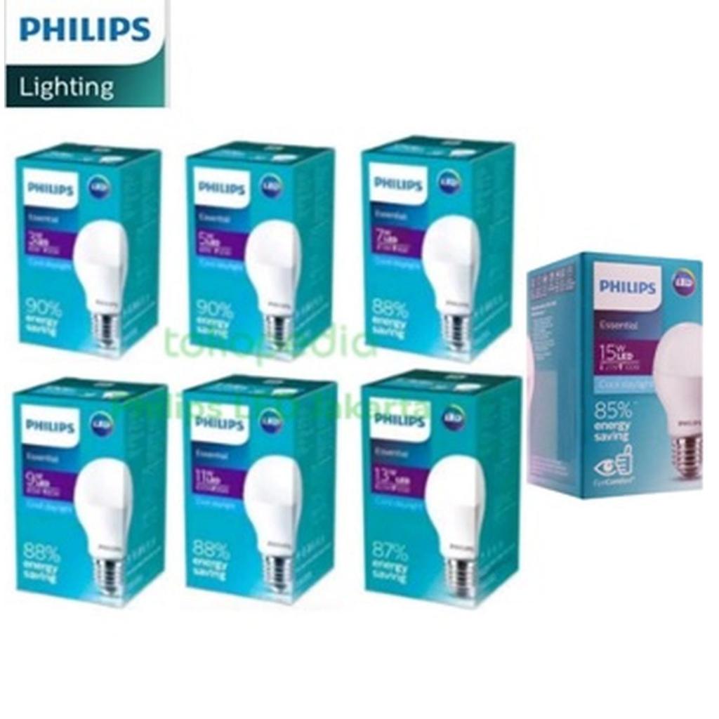 Jual PHILIPS LED ESS 7, 9, 11W 6500K COOL DAY LIGHT | Shopee Indonesia
