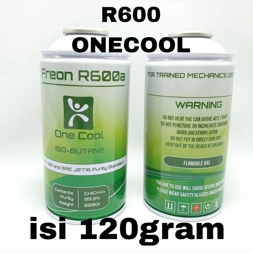 Jual FREON R600 ONE COOL R600A ONECOOL 120GRAM | Shopee Indonesia