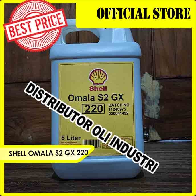 Jual SHELL OMALA S2 GX / G 220 ( 5 Liter - Ready Stock ) | Shopee Indonesia