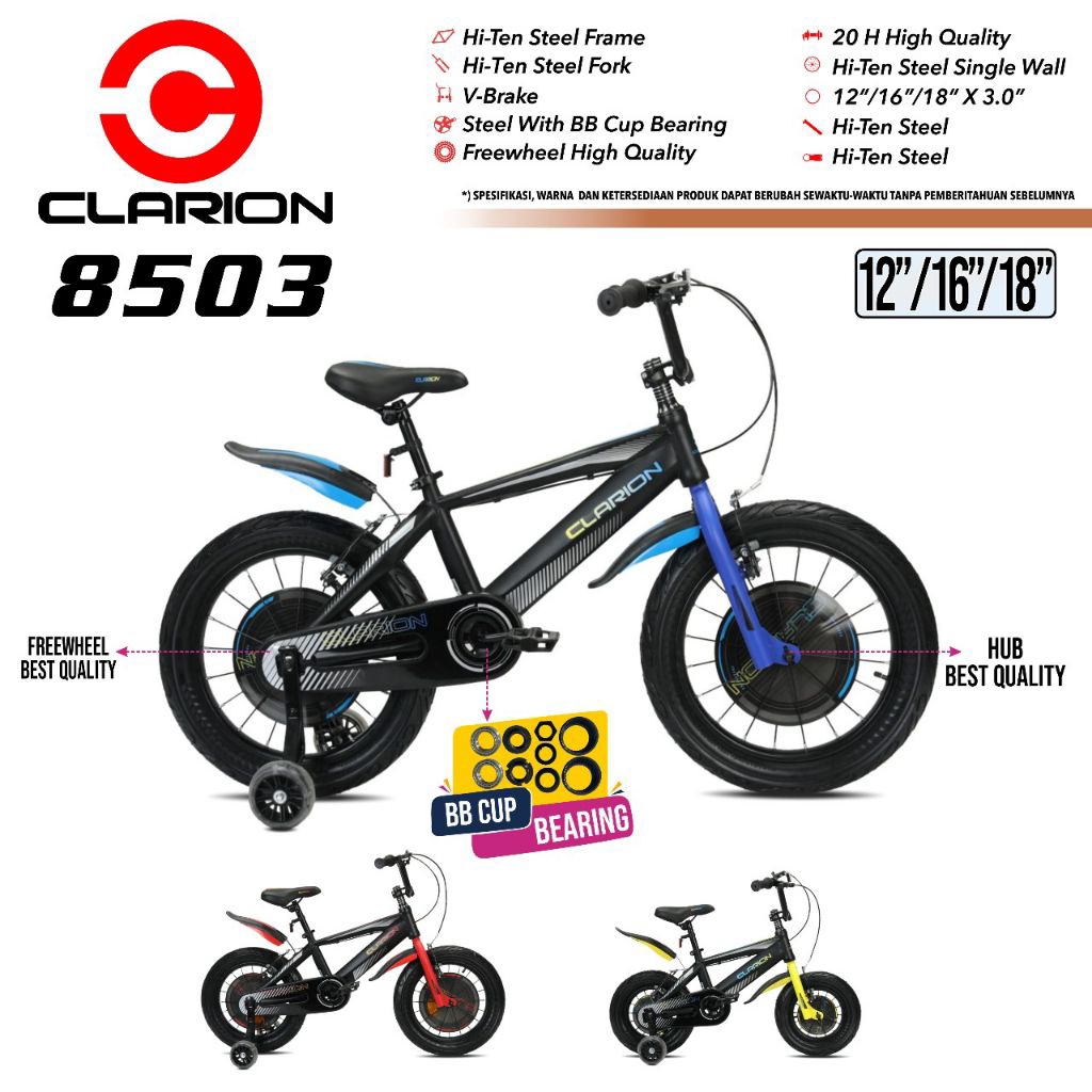 Jual SEPEDA BMX ANAK LAKI LAKI 12 16 18 INCH BNB CYBOLT BAN JUMBO 3.0 ...