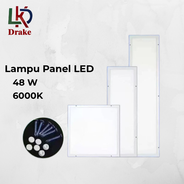 Jual Lampu Panel Light Downlight LED Drake 300mm x 1200mm x 10mm 6000K ...