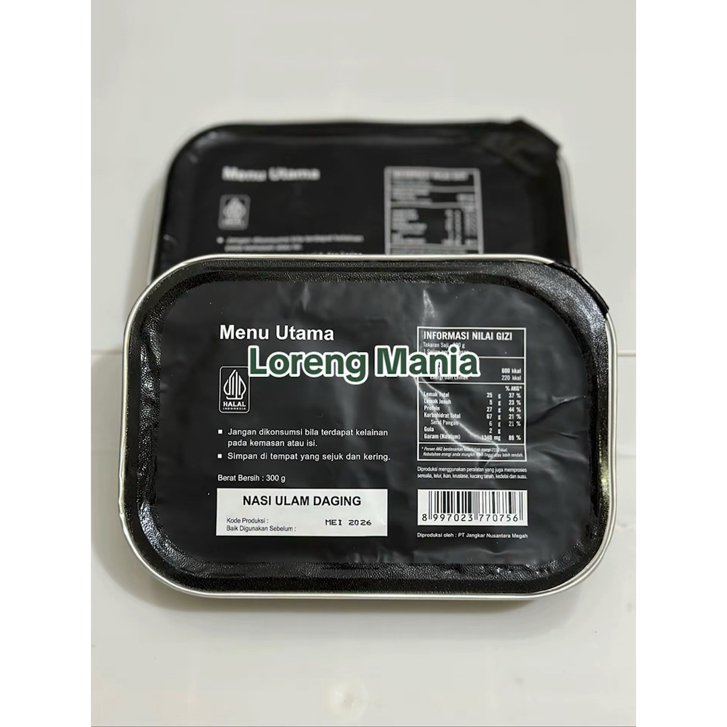 Jual RANSUM ECER NASI NARAGA JATAH TNI EXP SEPTEMBER 2026 | Shopee ...