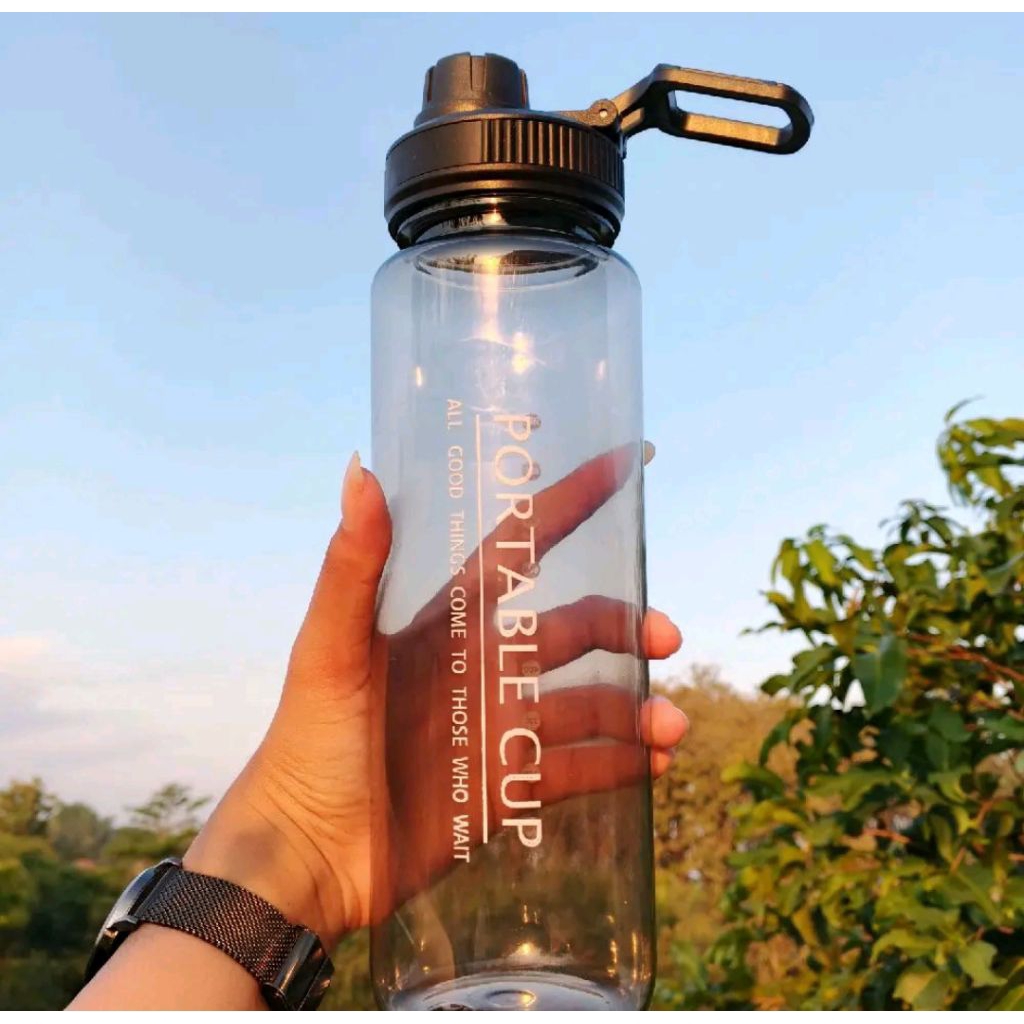 Jual DC B (B3) BOTOL MINUM PORTABEL CUP BPA FREE 1000 ML/BOTOL JUMBO ...