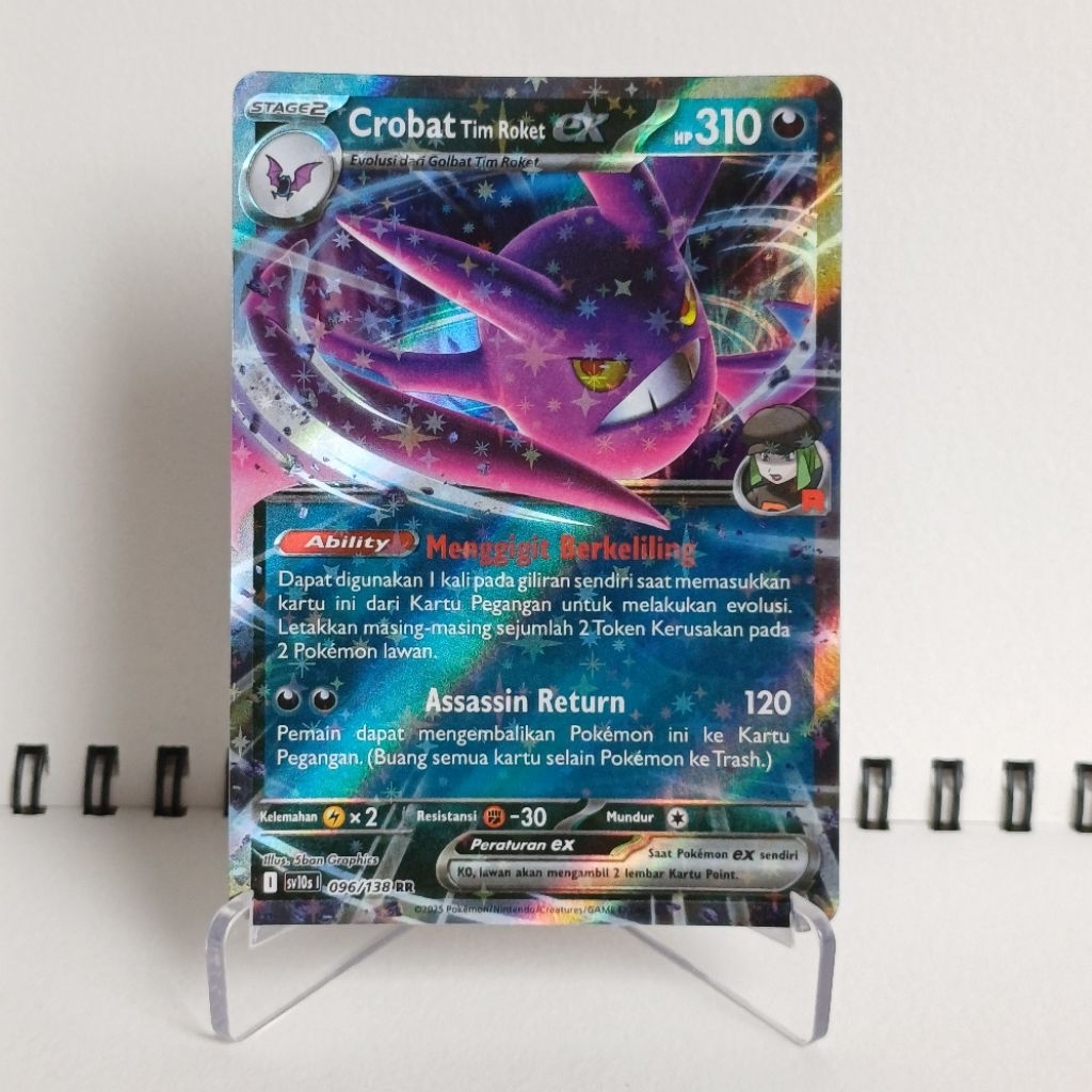 Jual Crobat Tim Roket EX - Kartu Pokemon TCG Indonesia - Scarlet ...
