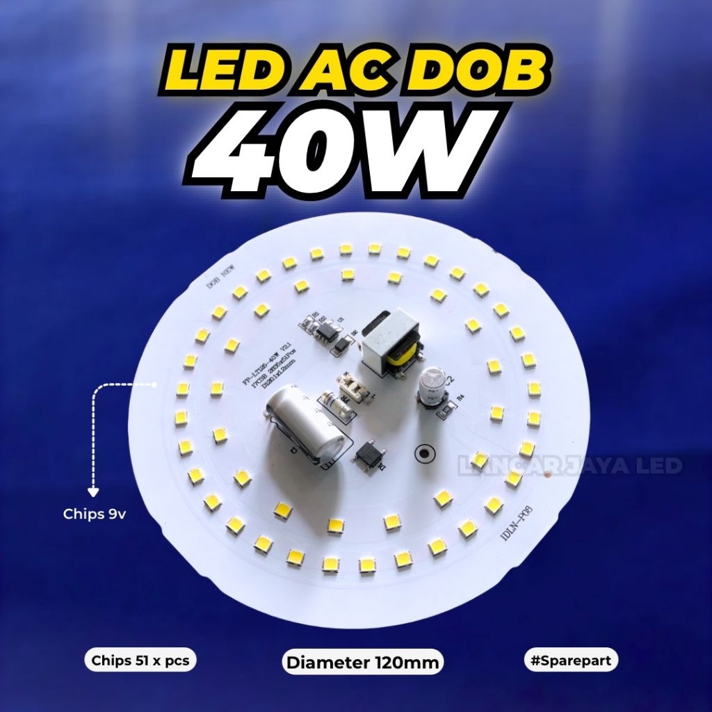 Jual PCB LED AC ( DOB ) 40W ~ Lancar Jaya Led ~ | Shopee Indonesia