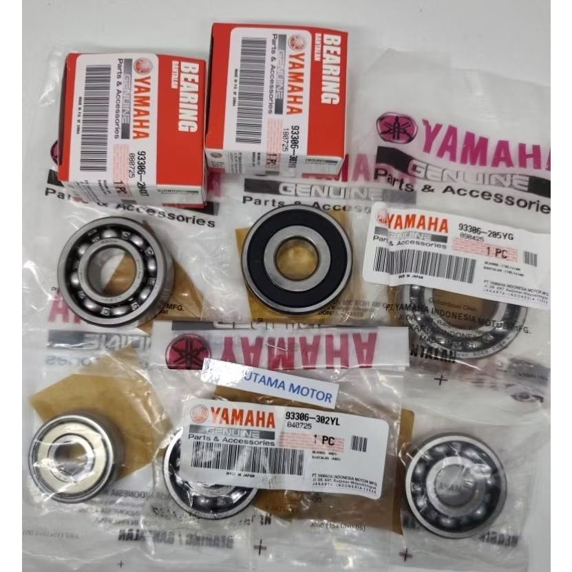 Jual BEARING SET RASIO NMAX OLD NMAX NEW AEROX 155 LEXI 125 6301 6302(2 ...