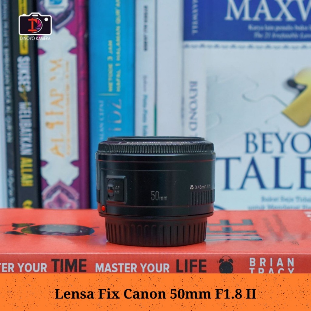 Jual LENSA FIX CANON 50 MM F1.8 II SIAP PAKAI | Shopee Indonesia