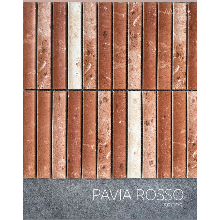 Jual Keramik Dinding Long Striped Terracotta Aesthetic Café Resto ...