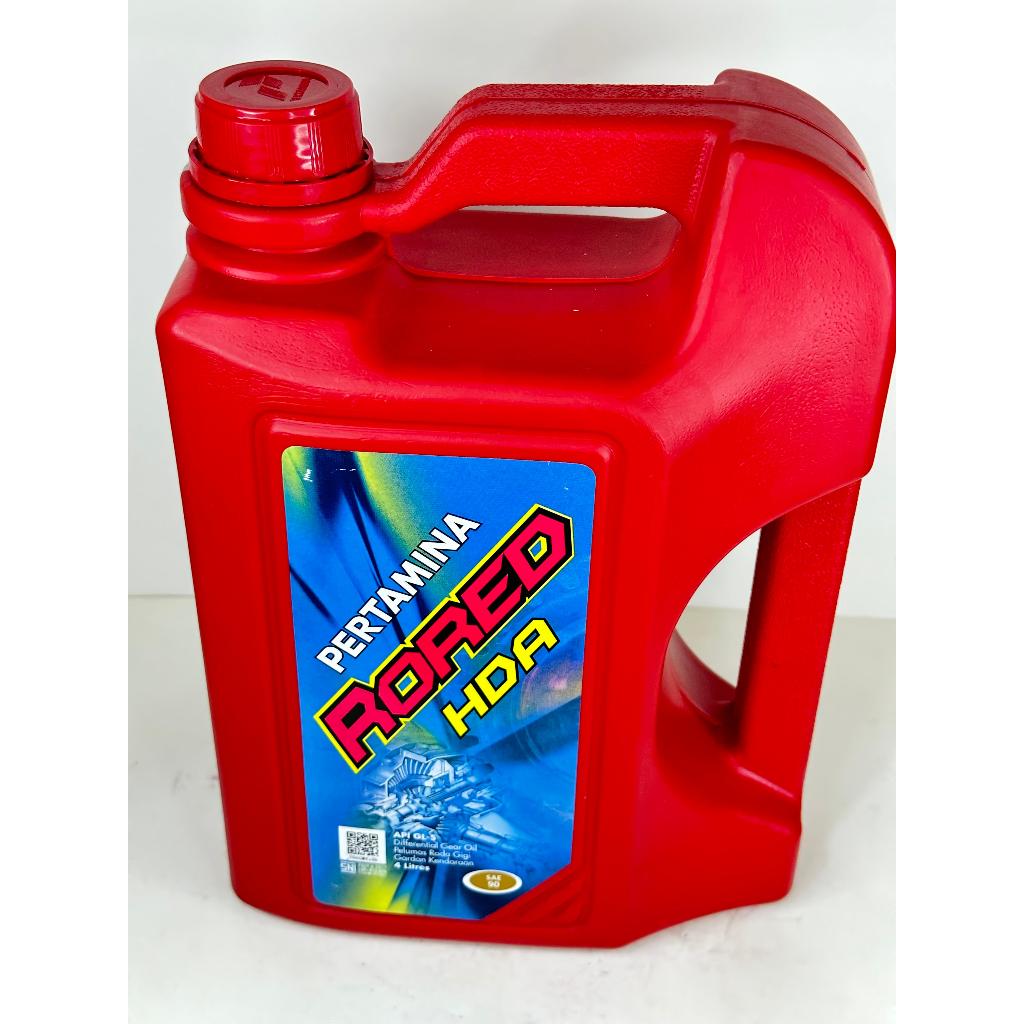 Jual OlI PERTAMINA RORED HDA SAE90 4 Liter OLI GARDAN RORED HDA 90 4L ...